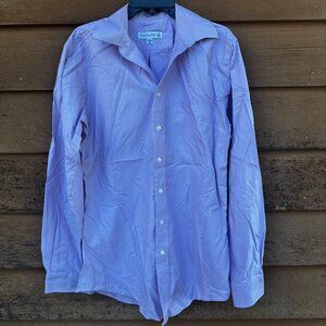 Joseph & Feiss Non- Iron Fitted Mens Button Down Dress Shirt Size 16